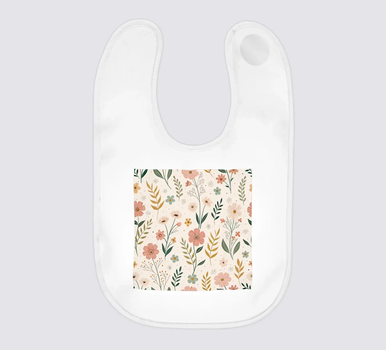 Flüsternde Blüten Babylätzchen von Botanical Pattern House