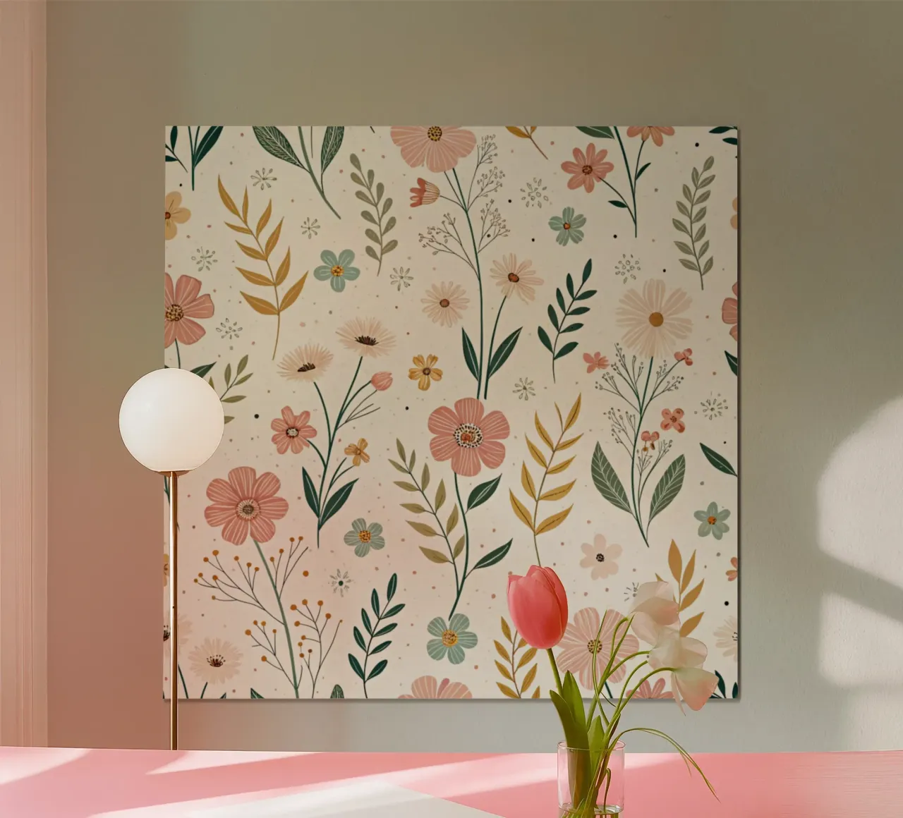 Whispering Blooms poster by Botanical Pattern House