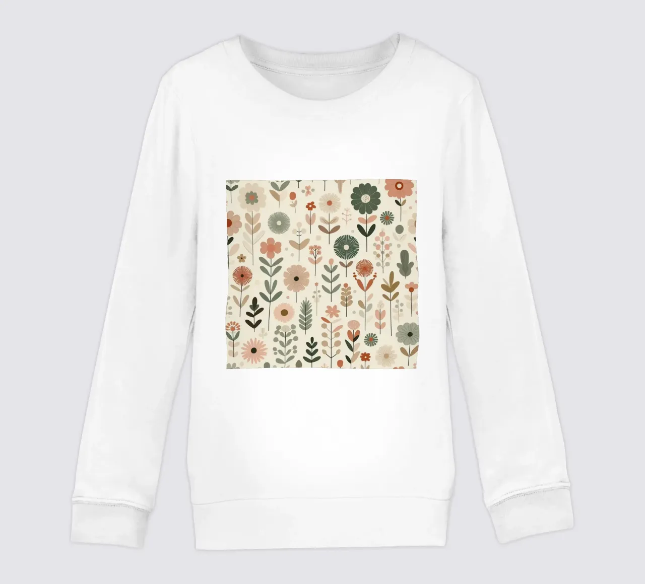 Fiori che sussurrano felpa bambino da Botanical Pattern House