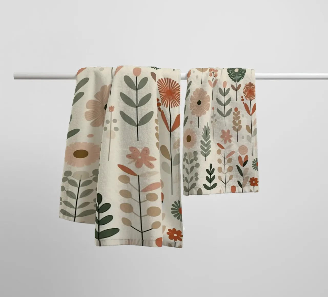 Fiori che sussurrano asciugamano da bagno da Botanical Pattern House