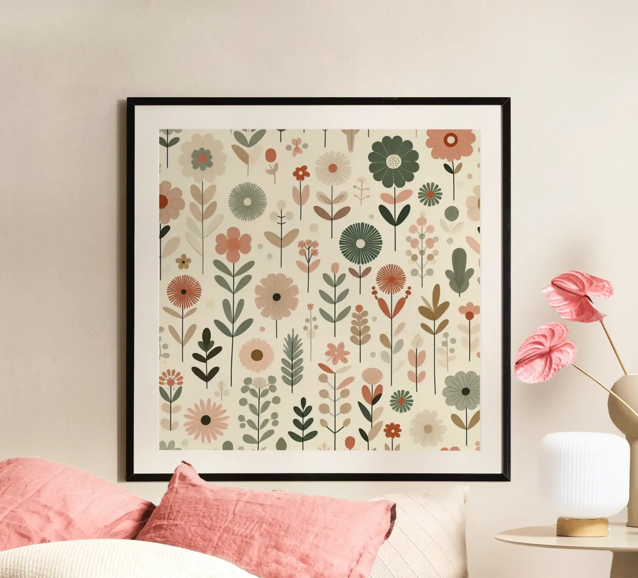 Fiori che sussurrano poster da Botanical Pattern House