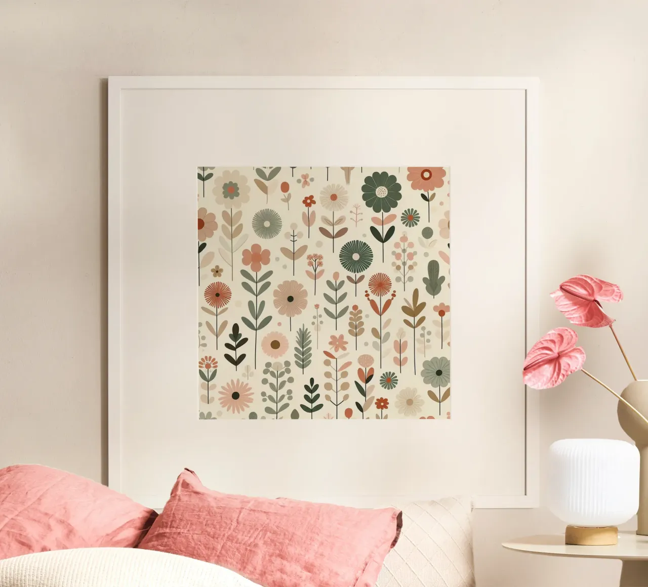 Fiori che sussurrano poster da Botanical Pattern House