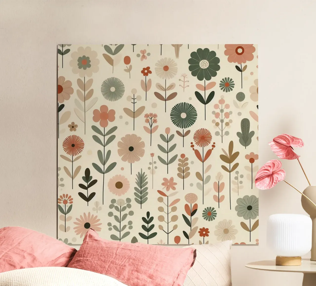 Fiori che sussurrano poster da Botanical Pattern House