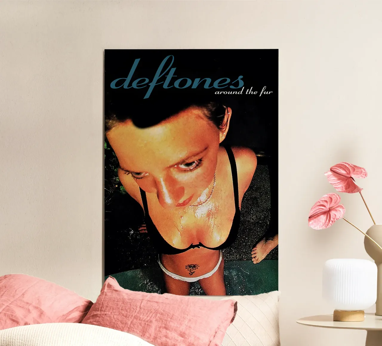 Deftones – Around the Fur poster con telaio in legno da Attaboy Dsgn