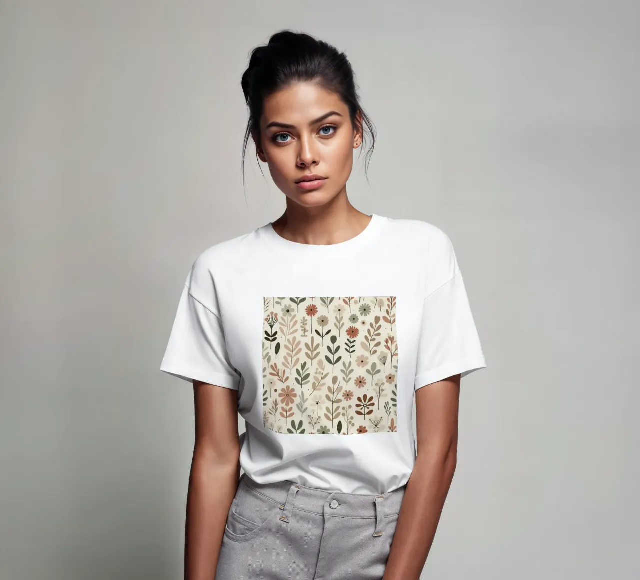 Flores susurrantes camiseta de Botanical Pattern House