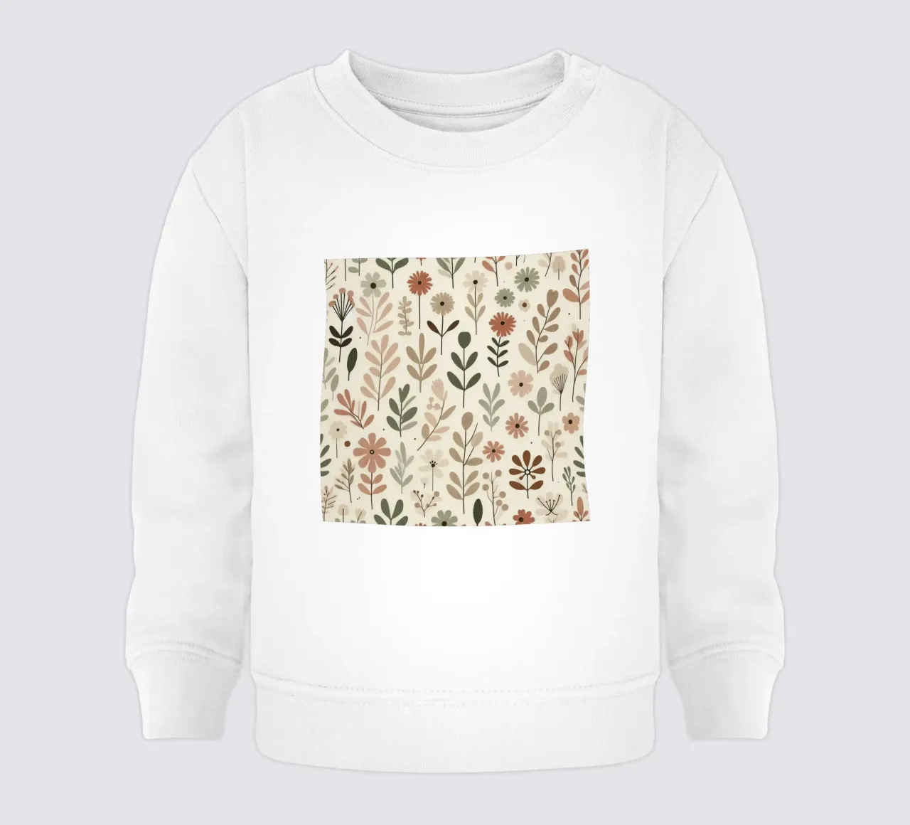 Fiori che sussurrano felpa neonato da Botanical Pattern House
