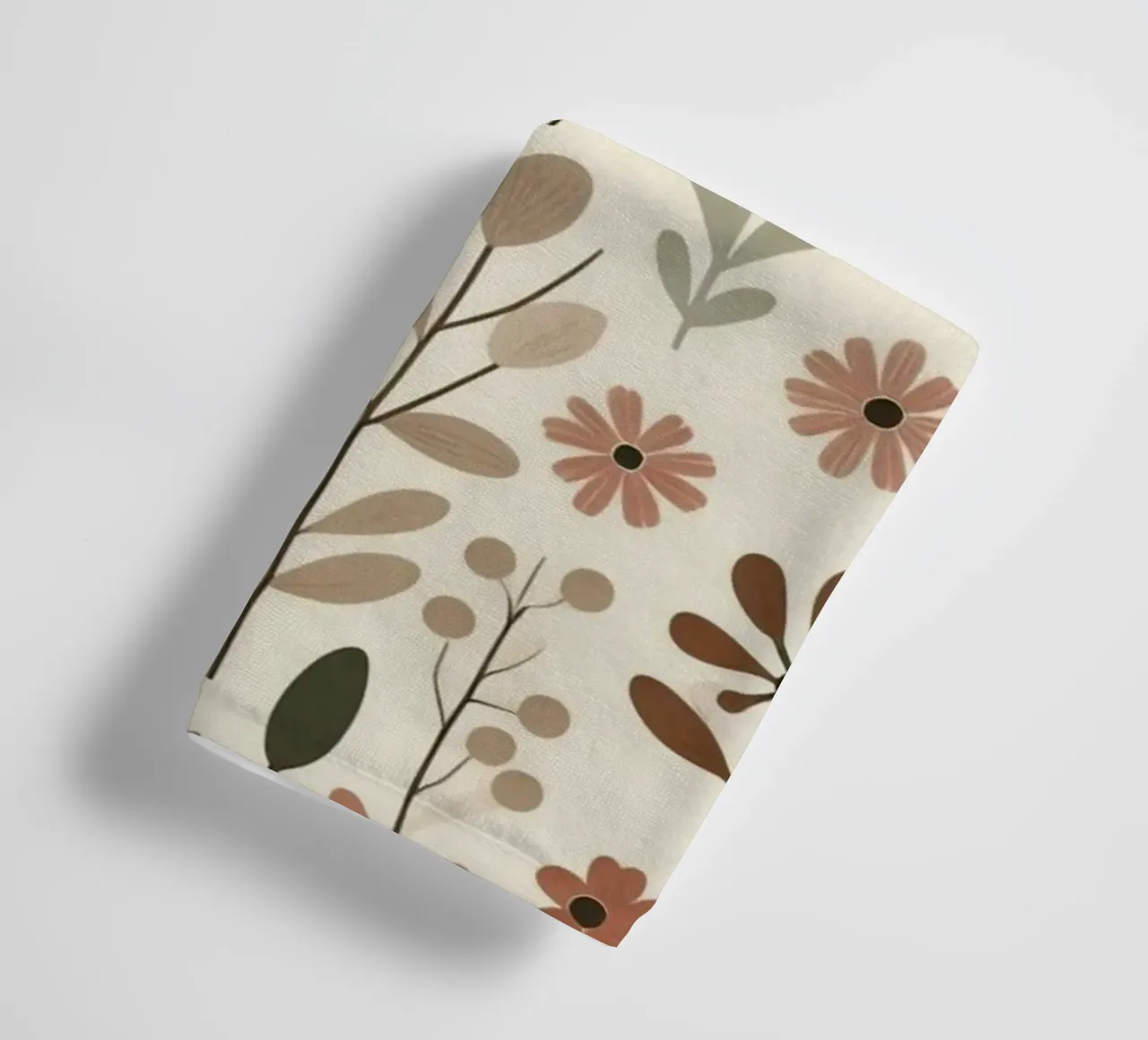 Whispering Blooms towel by Botanical Pattern House