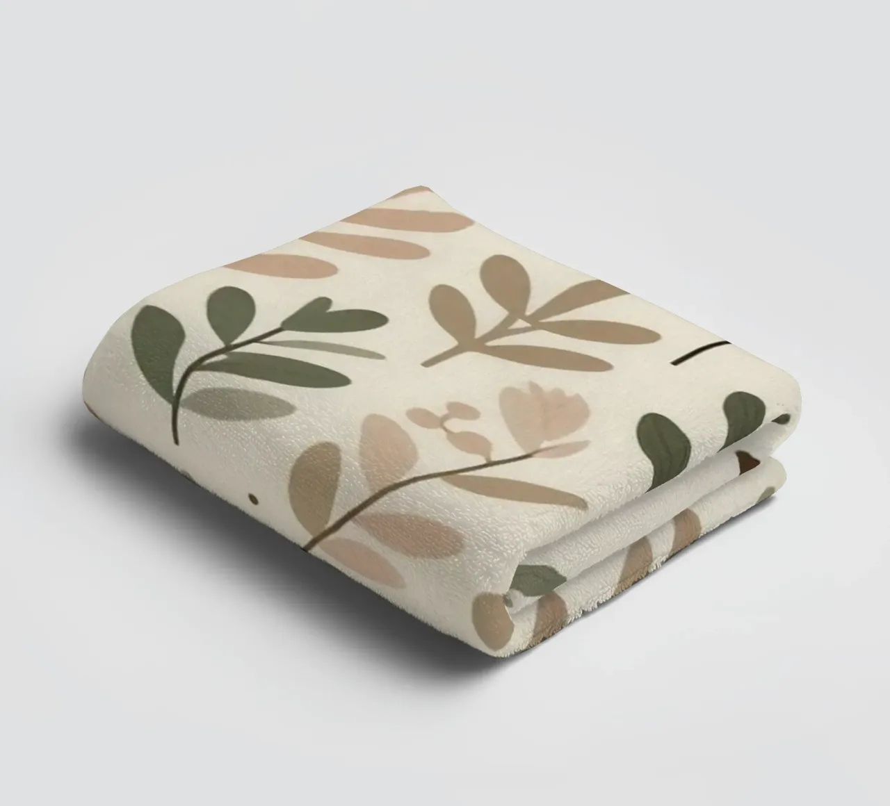 Whispering Blooms towel by Botanical Pattern House