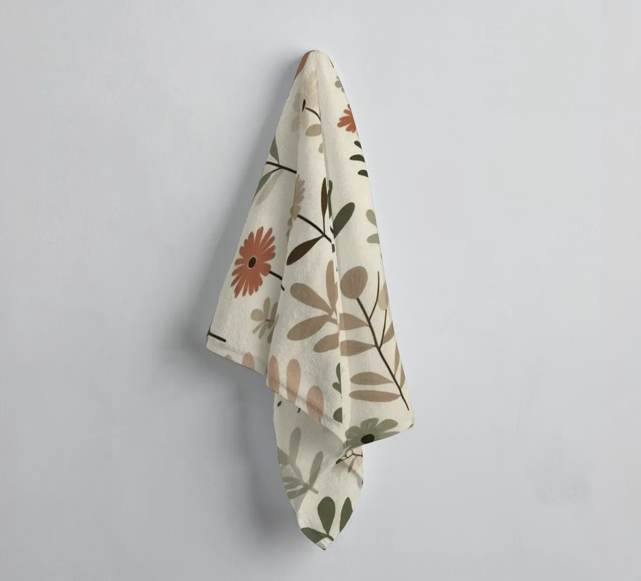 Whispering Blooms towel by Botanical Pattern House