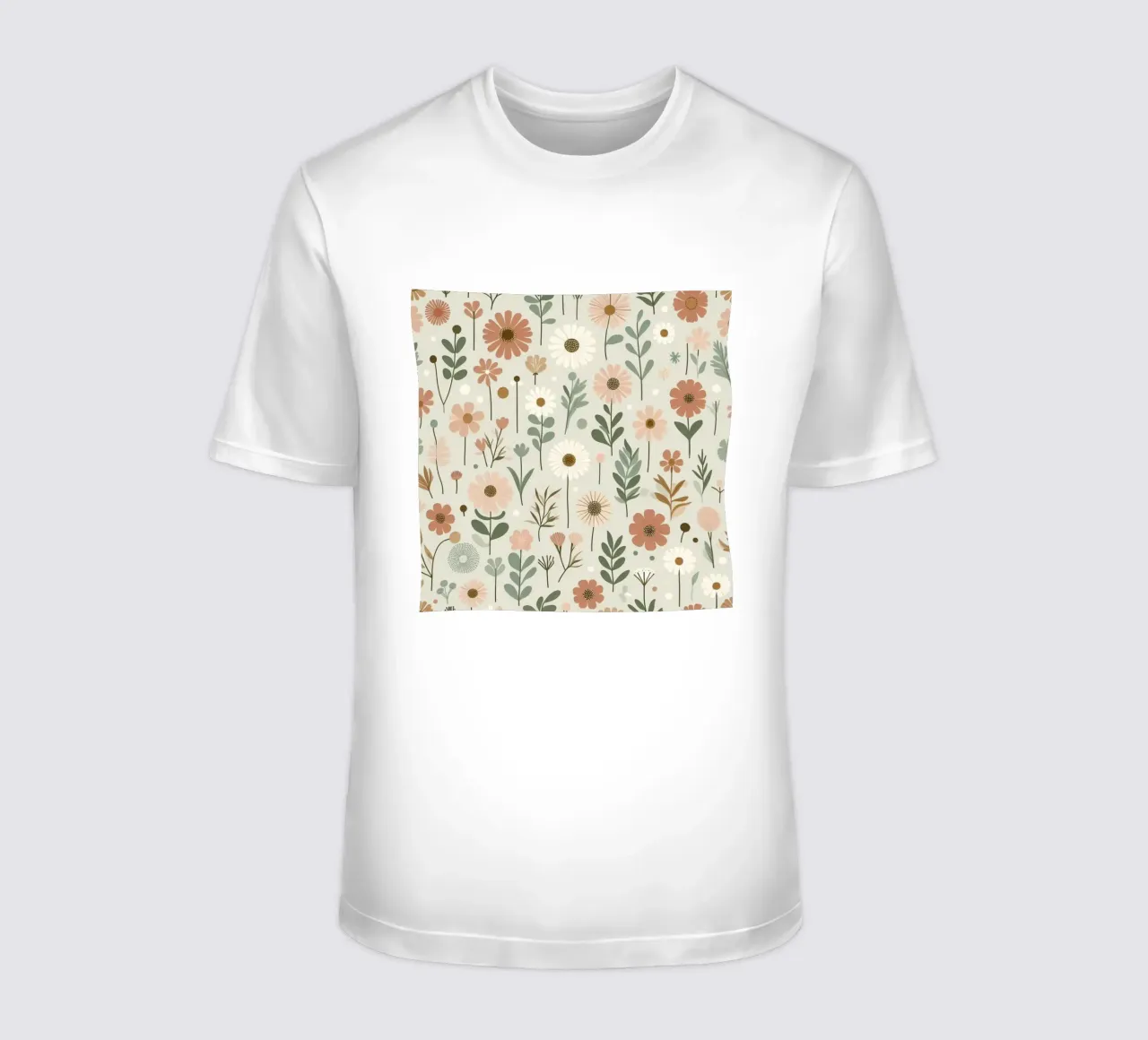 Whispering Blooms t-shirt by Botanical Pattern House
