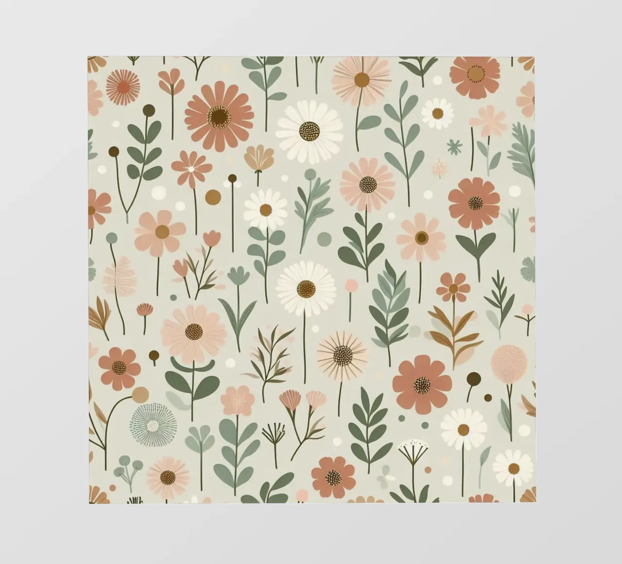 Fiori che sussurrano pellicola backlit da Botanical Pattern House