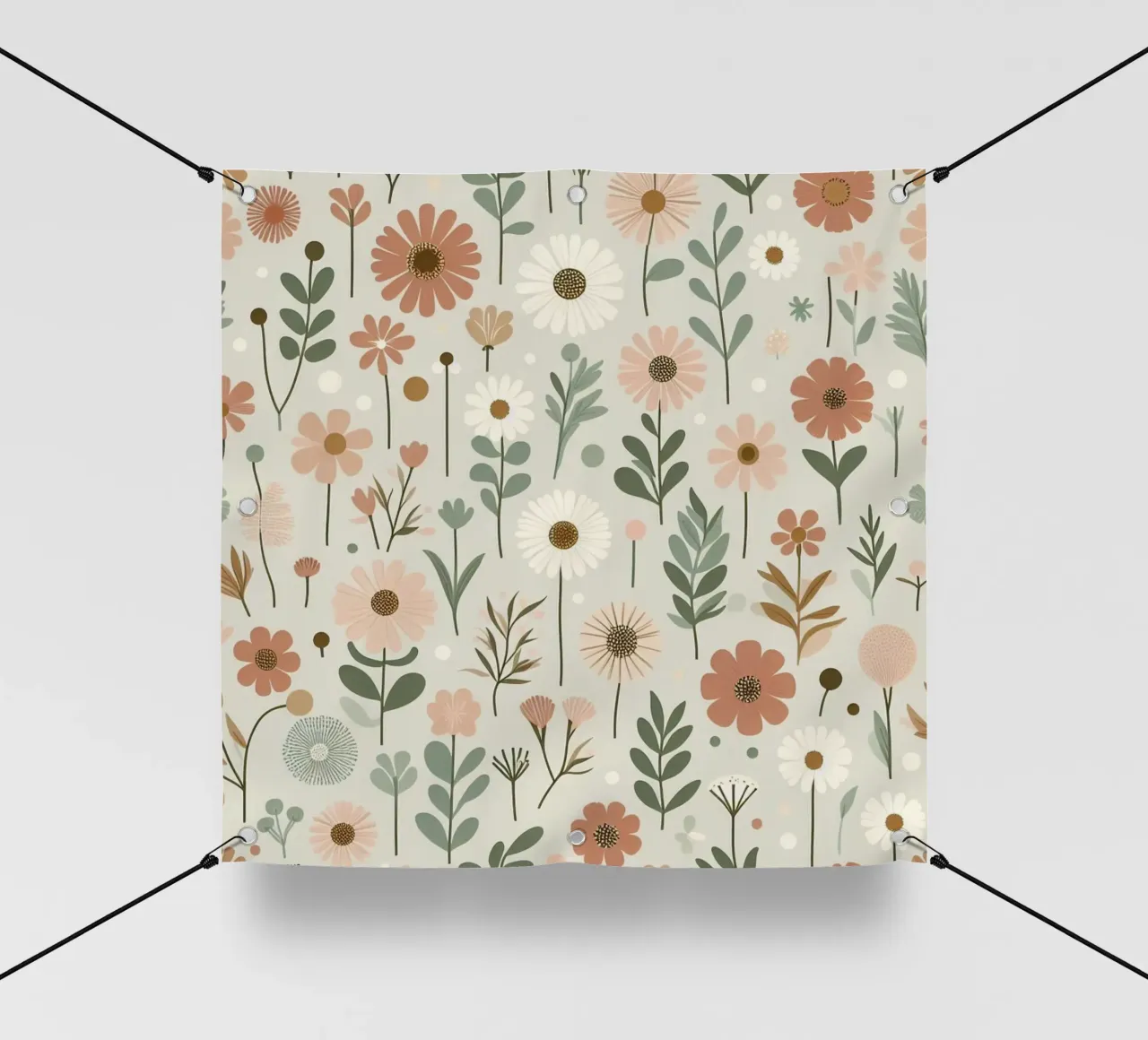 Fiori che sussurrano telo in pvc da Botanical Pattern House
