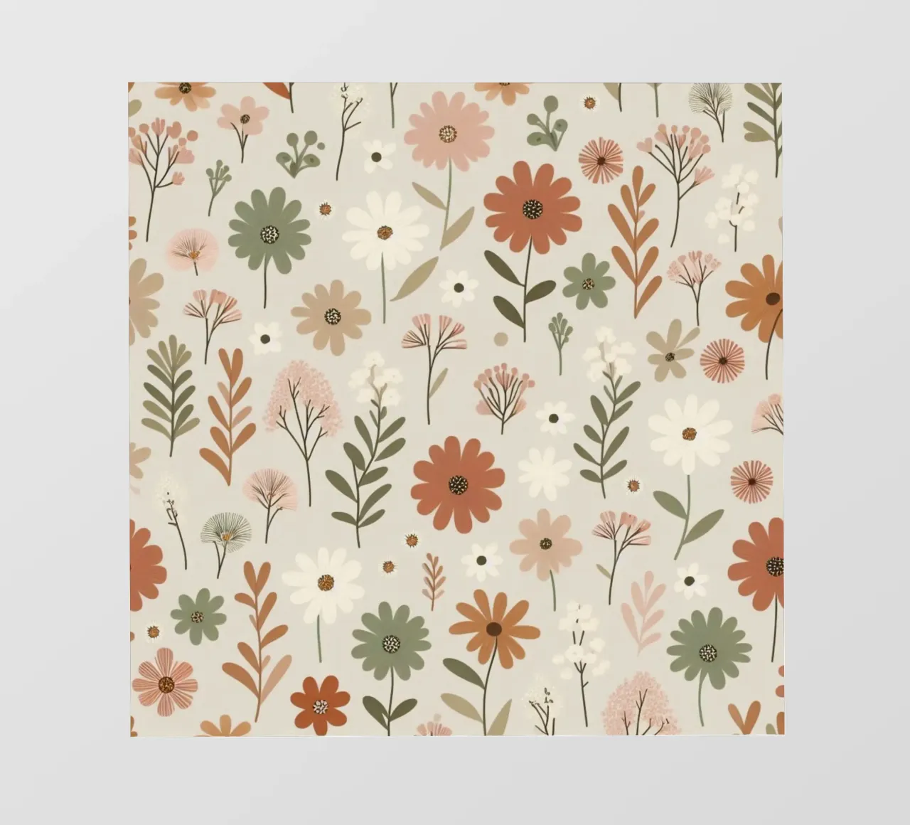 Fiori che sussurrano telo in pvc da Botanical Pattern House