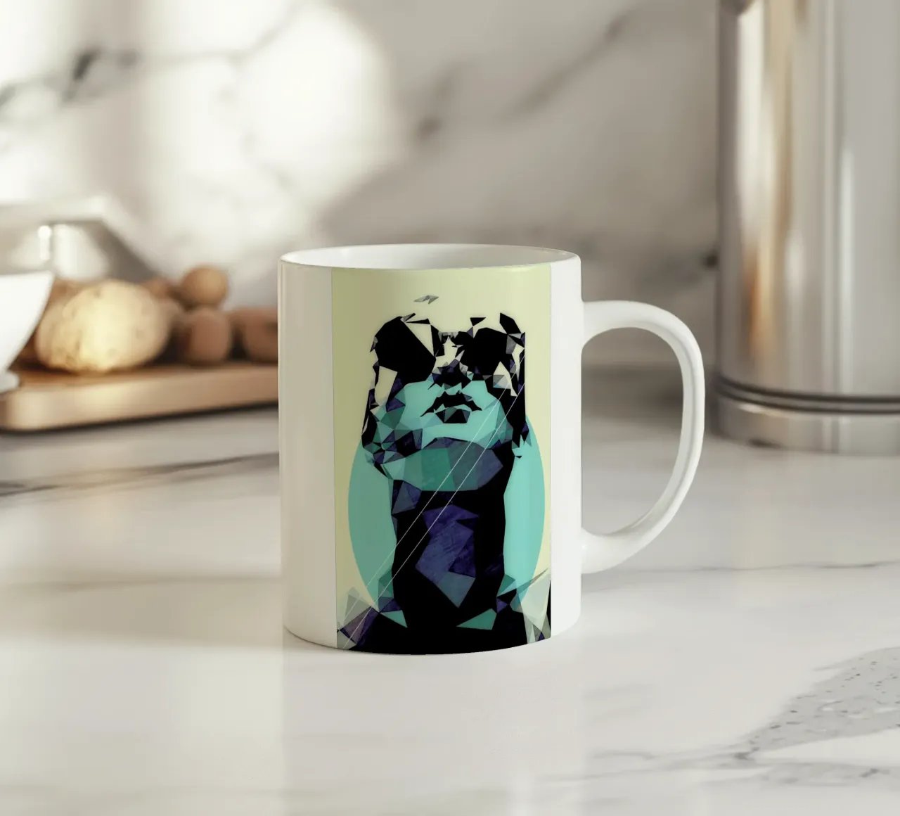 Deep Mind tazza in ceramica da Mayka ienova