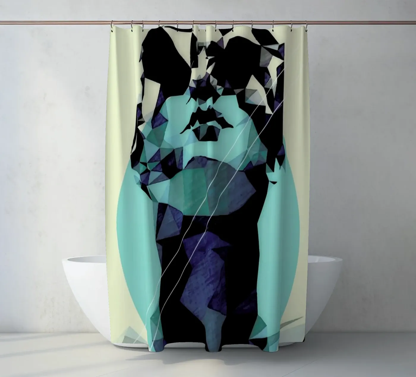 Deep Mind Duschvorhang von Mayka ienova