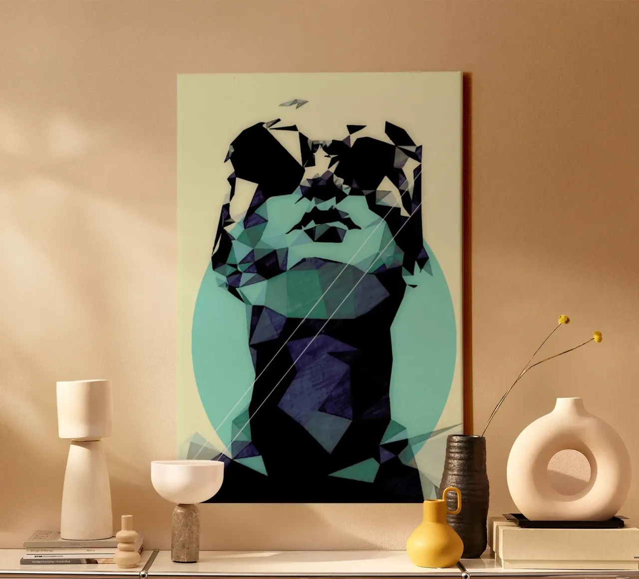 Deep Mind canvas met Baklijst van Mayka ienova