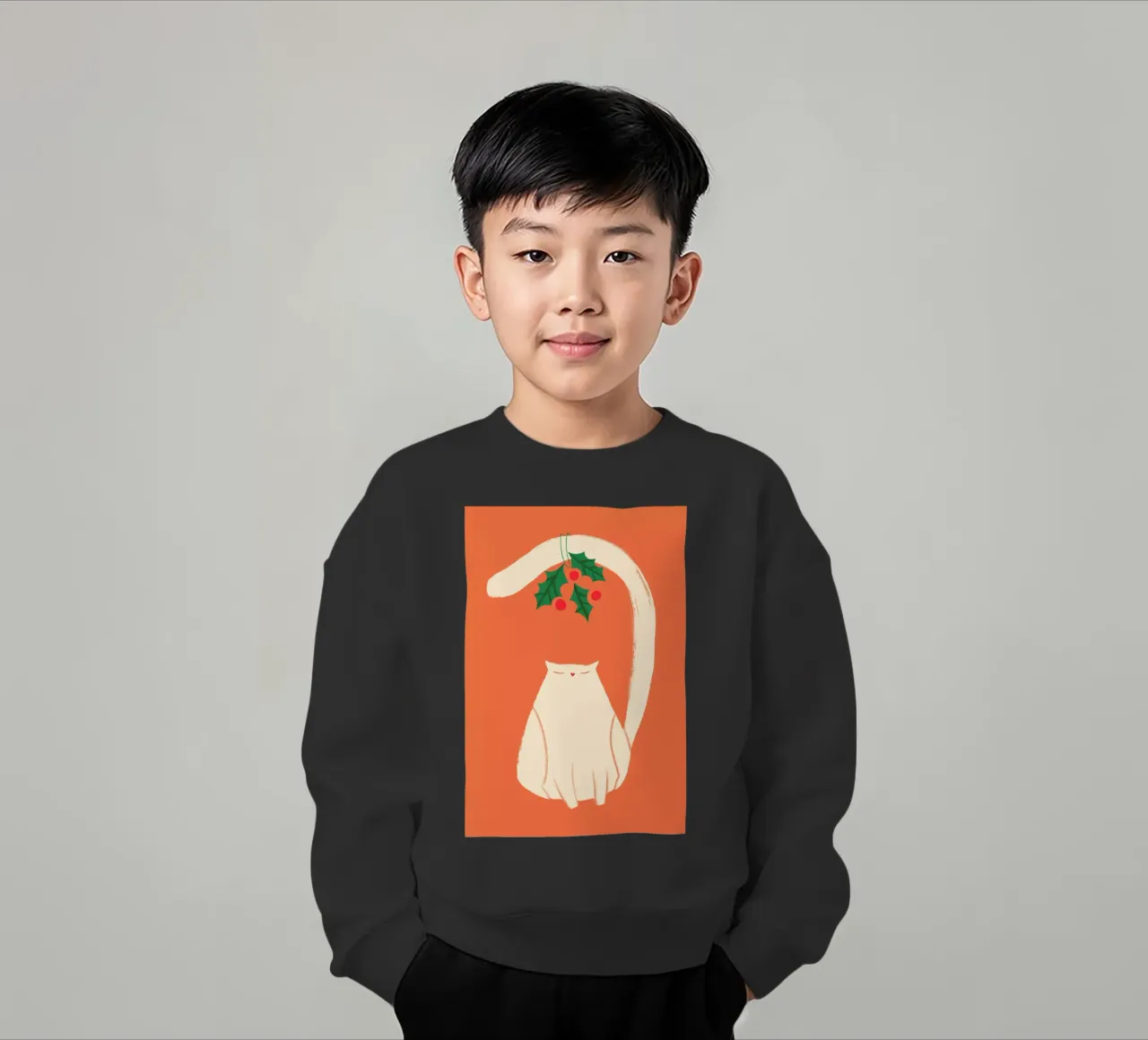 Meow, Myself And Mistletoe felpa bambino da Studio One