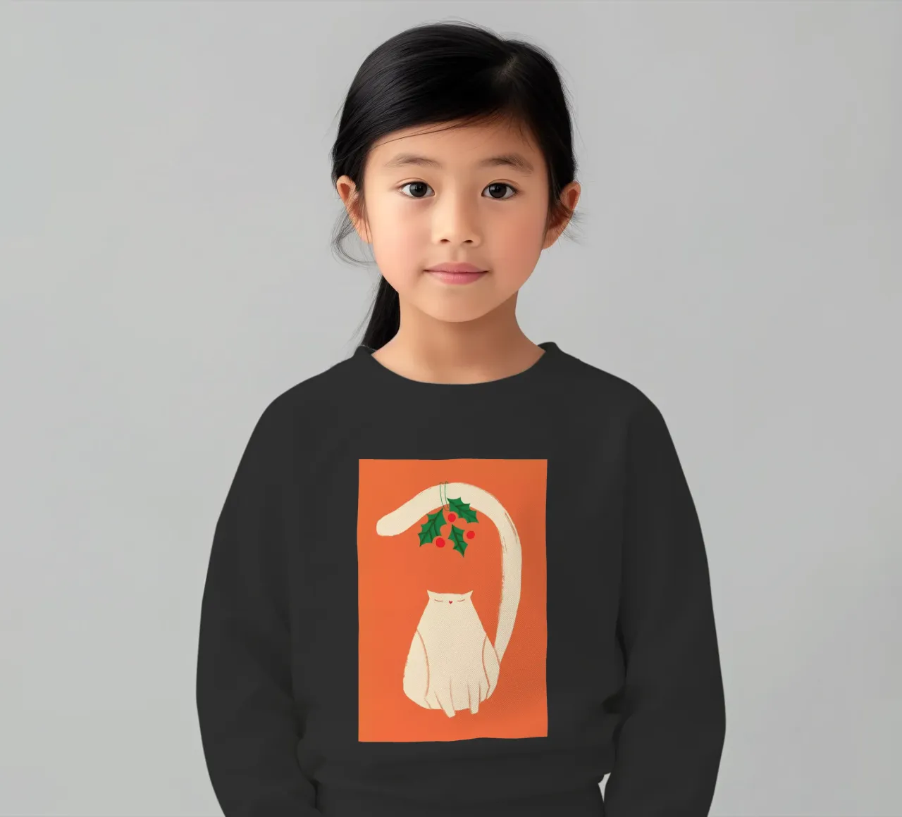 Meow, Myself And Mistletoe felpa bambino da Studio One