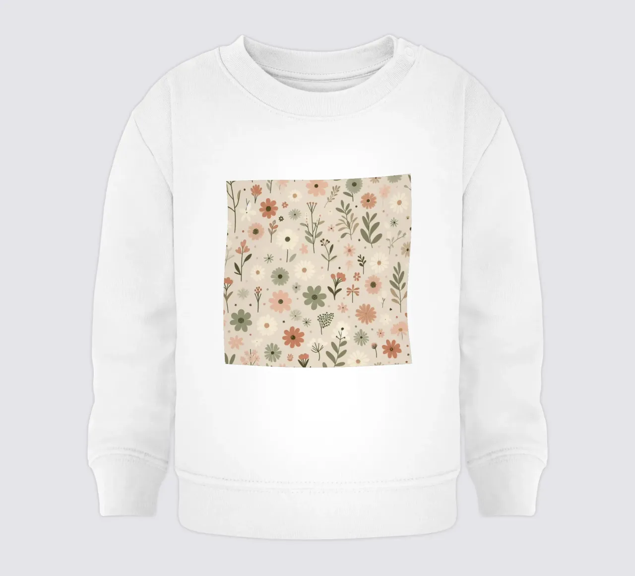 Fiori che sussurrano felpa neonato da Botanical Pattern House