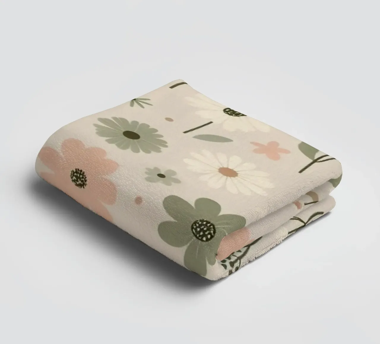 Flüsternde Blüten Handtuch von Botanical Pattern House