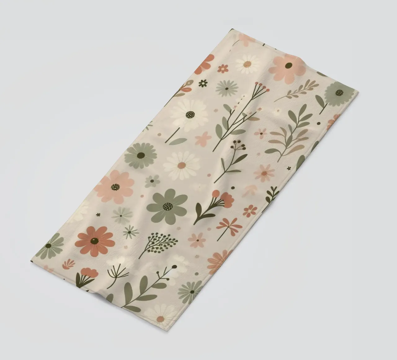 Fiori che sussurrano telo mare da Botanical Pattern House