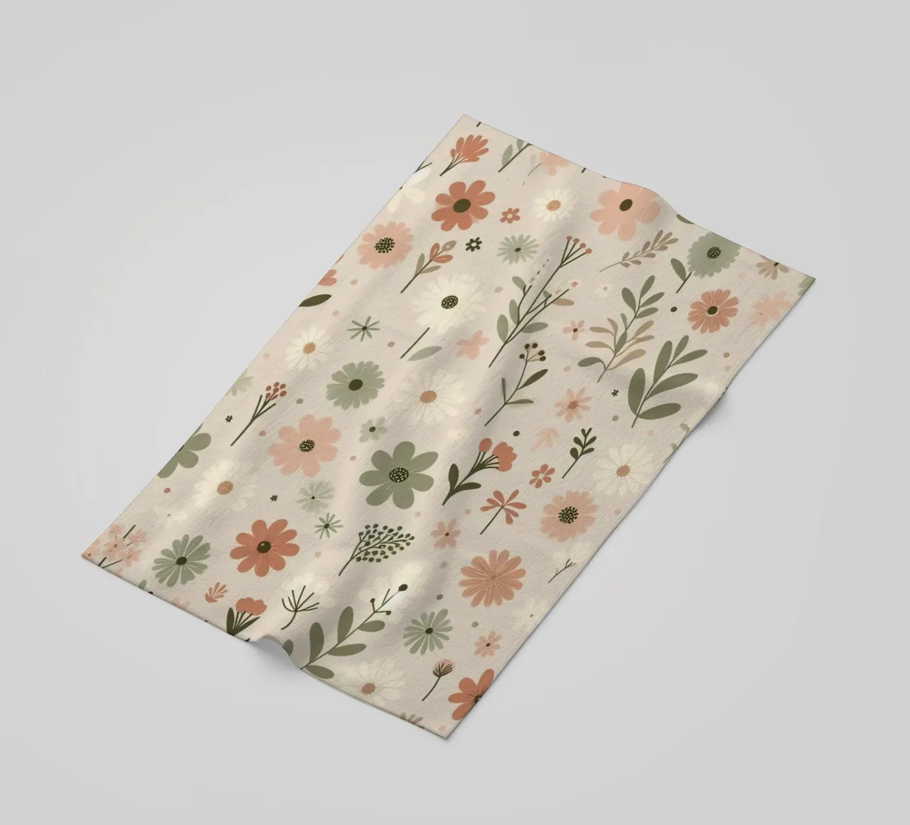 Fiori che sussurrano telo mare da Botanical Pattern House
