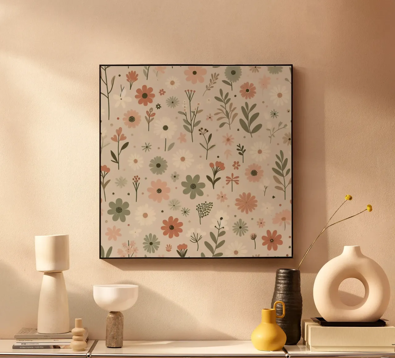 Fiori che sussurrano alluminio dibond da Botanical Pattern House