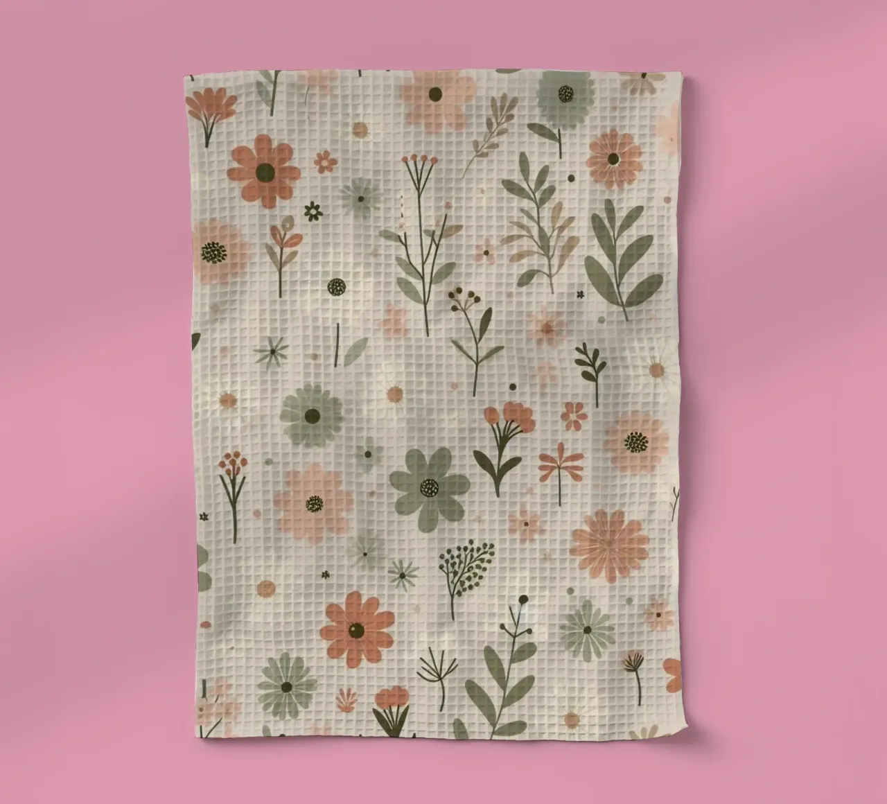 Fiori che sussurrano canovaccio da cucina da Botanical Pattern House