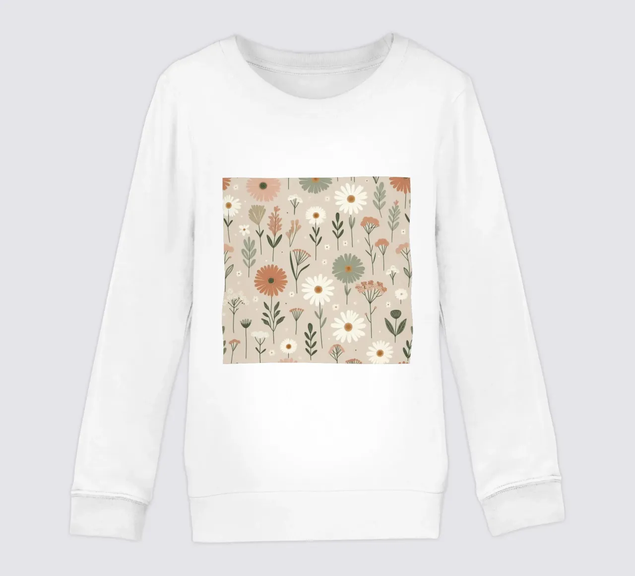 Fiori che sussurrano felpa bambino da Botanical Pattern House