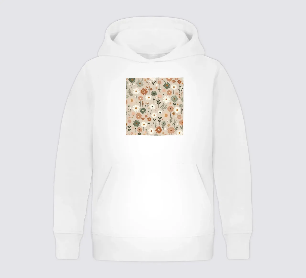 Fiori che sussurrano felpa bambino con cappuccio da Botanical Pattern House