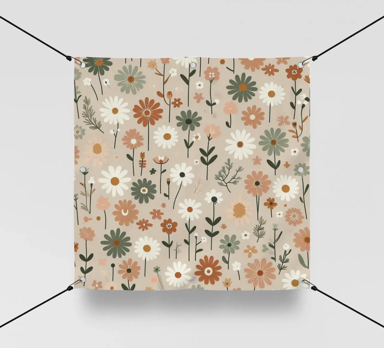 Fiori che sussurrano telo in pvc da Botanical Pattern House