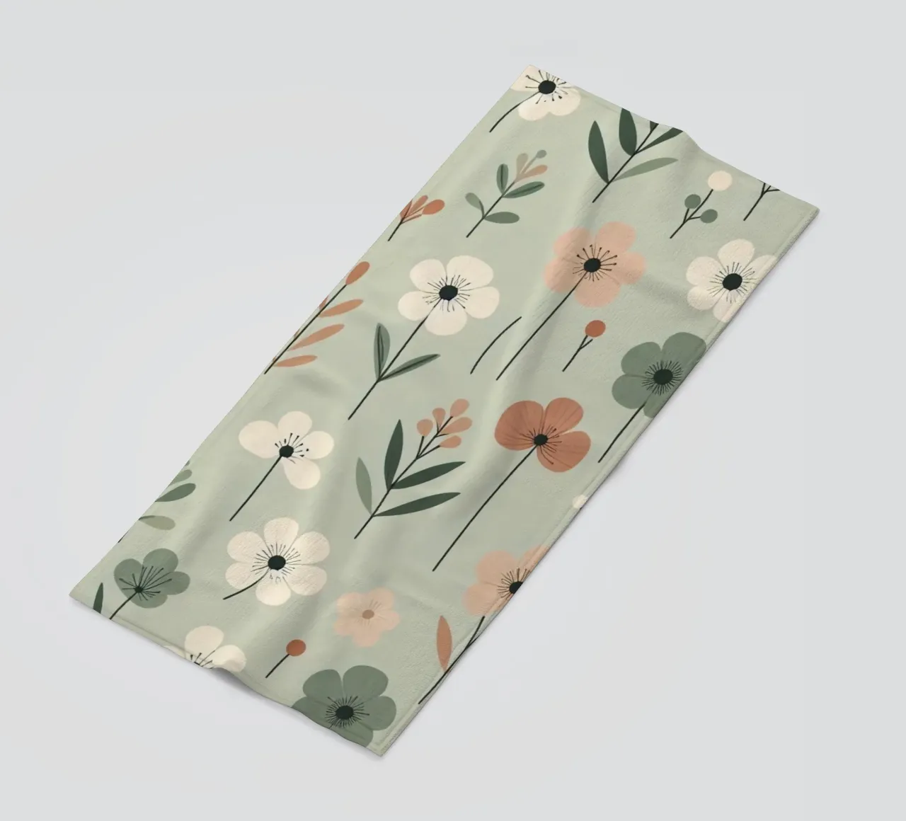 Fiori che sussurrano telo mare da Botanical Pattern House