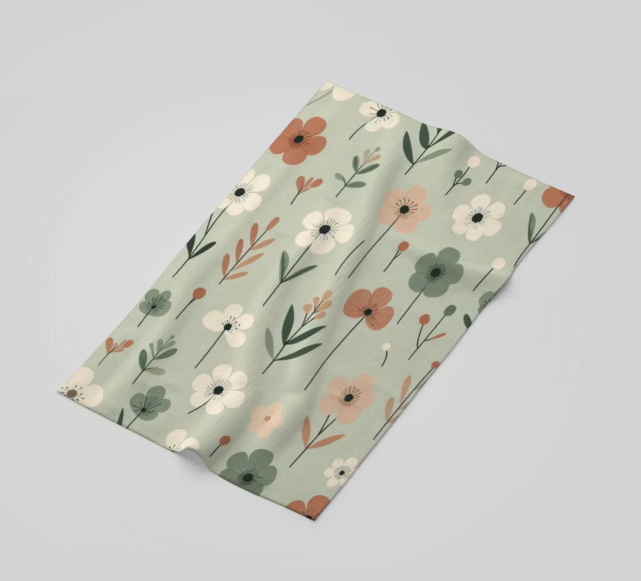 Fiori che sussurrano telo mare da Botanical Pattern House