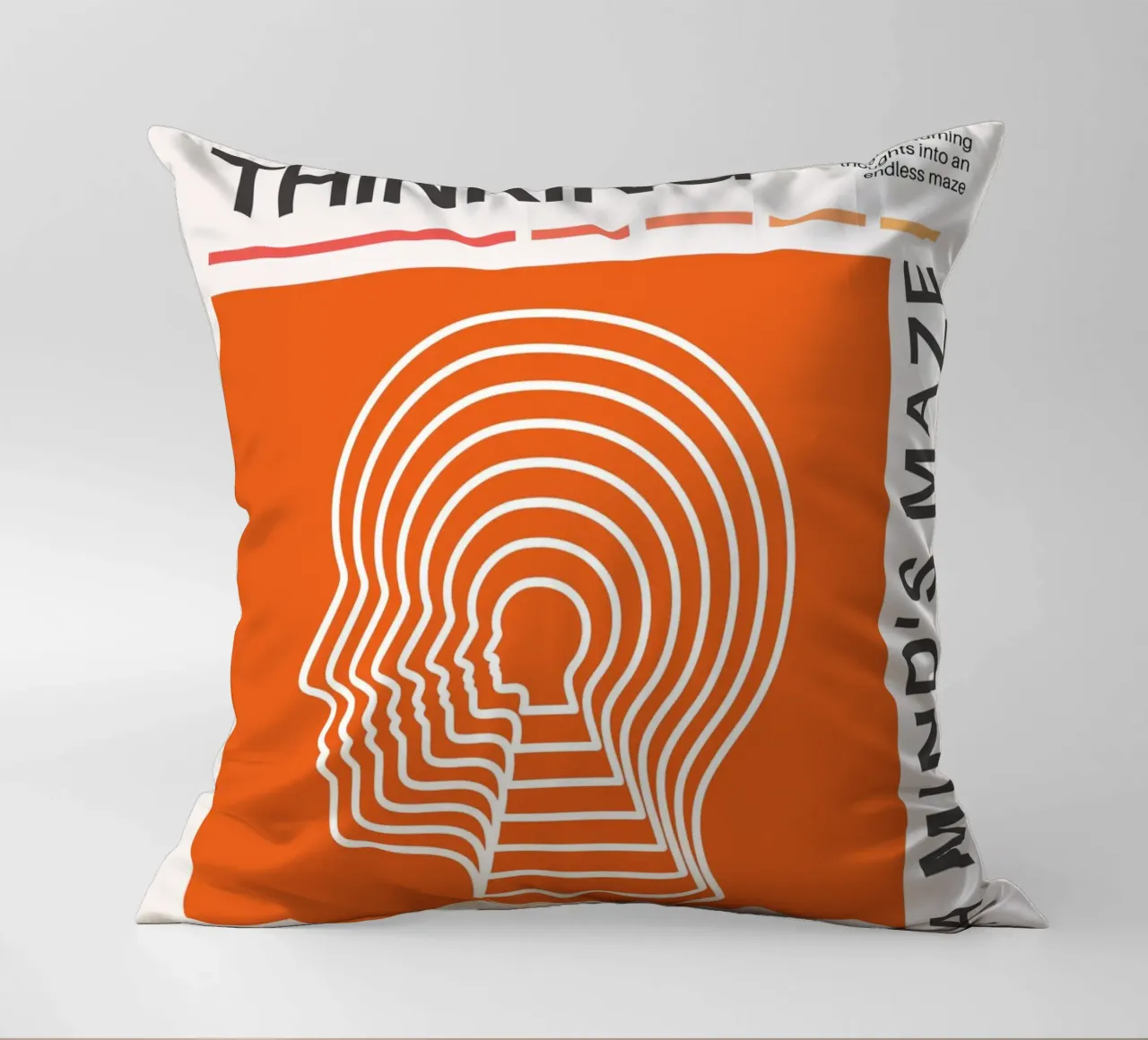 OVERTHINKING - A MIND‘S MAZE cuscino da Einfach Uebel