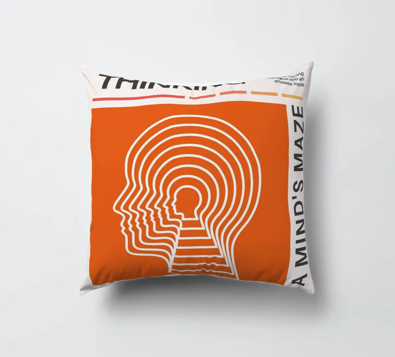 OVERTHINKING - A MIND‘S MAZE cuscino da Einfach Uebel