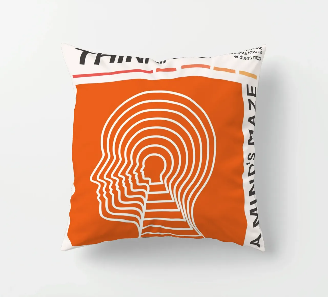 OVERTHINKING - A MIND‘S MAZE cuscino da Einfach Uebel