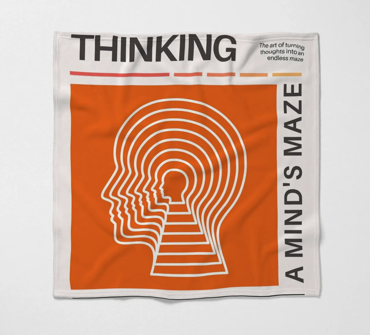 OVERTHINKING - A MIND‘S MAZE coperta in pile da Einfach Uebel