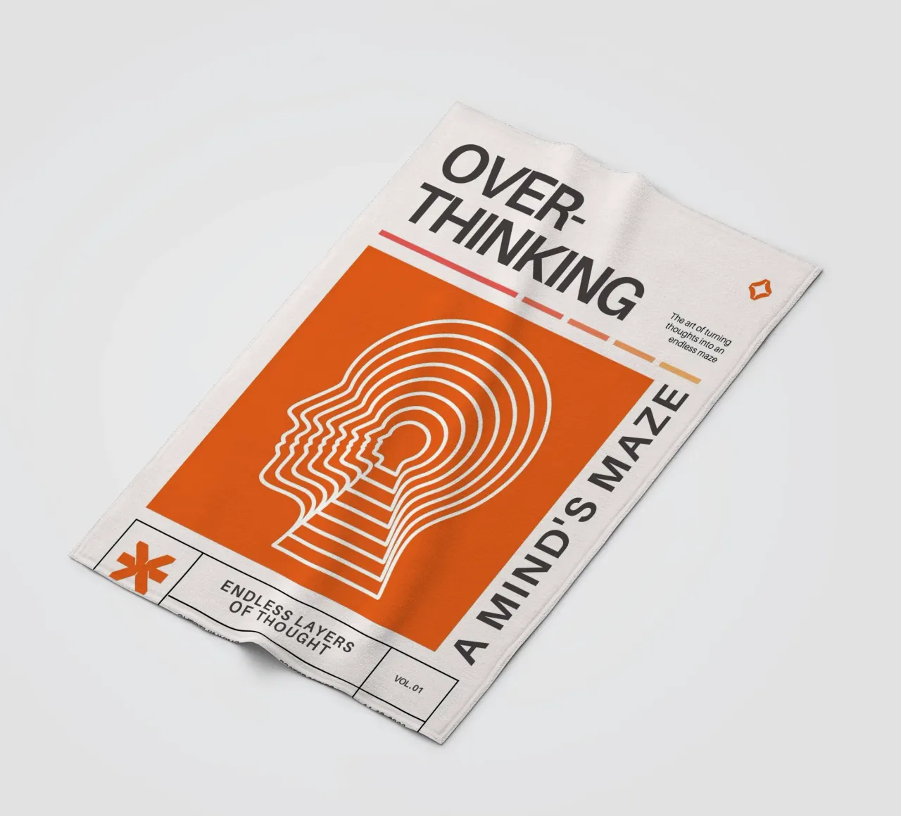 OVERTHINKING - A MIND‘S MAZE coperta in pile da Einfach Uebel