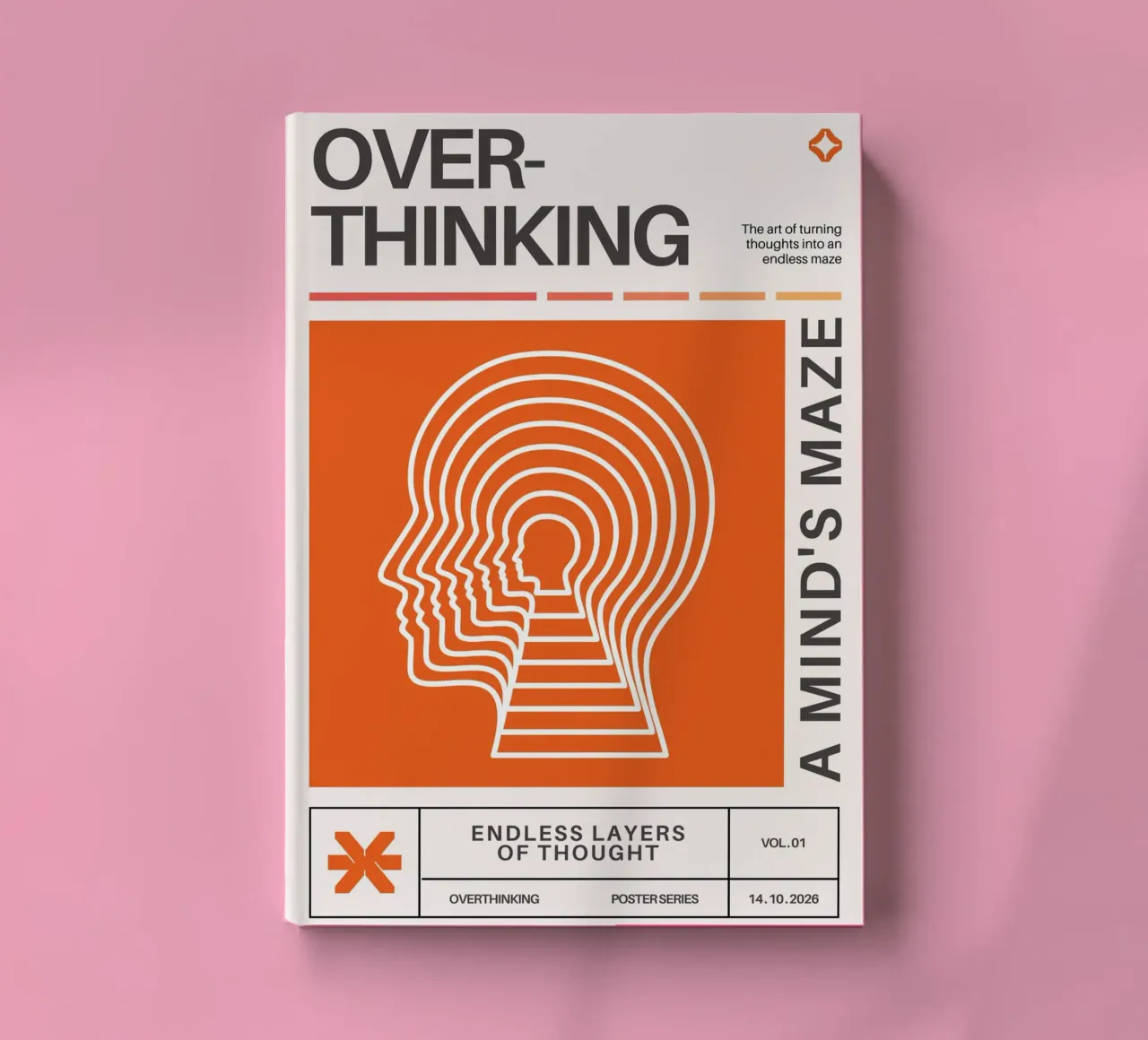 OVERTHINKING - A MIND‘S MAZE notebook by Einfach Uebel