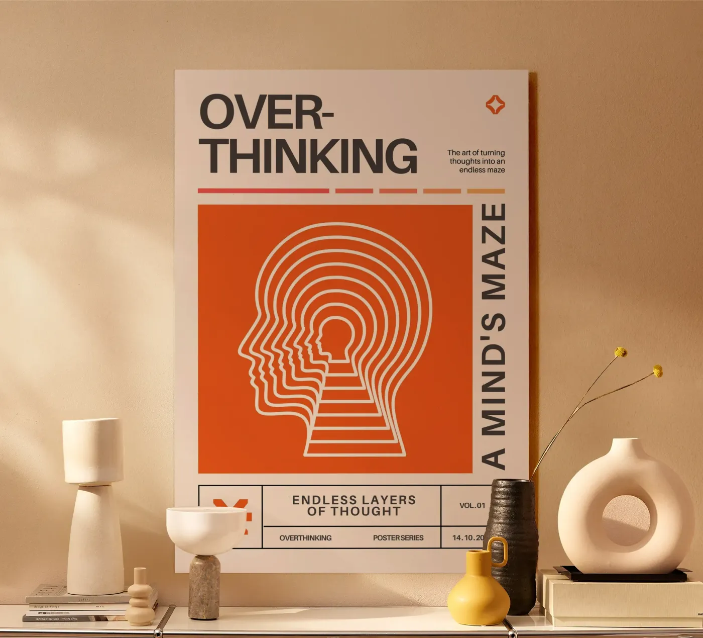 OVERTHINKING - A MIND‘S MAZE plexiglass da SMRT STUDIO