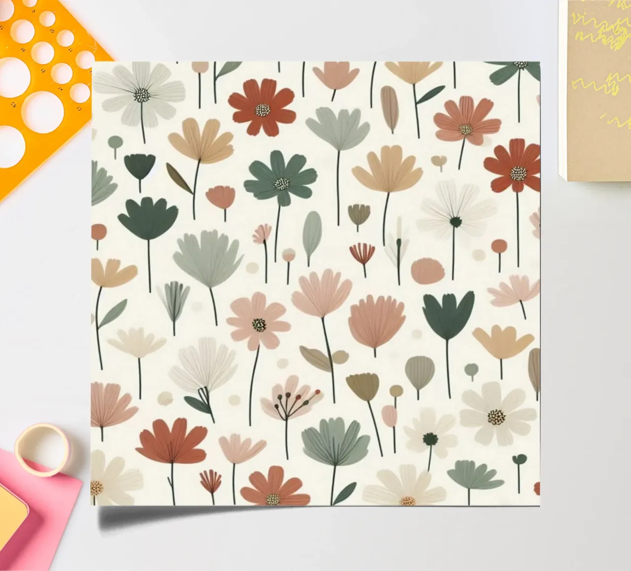 Whispering Blooms sticker sheet by Botanical Pattern House