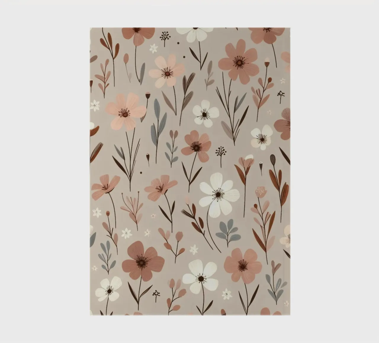 Whispering Blooms notebook by Botanical Pattern House