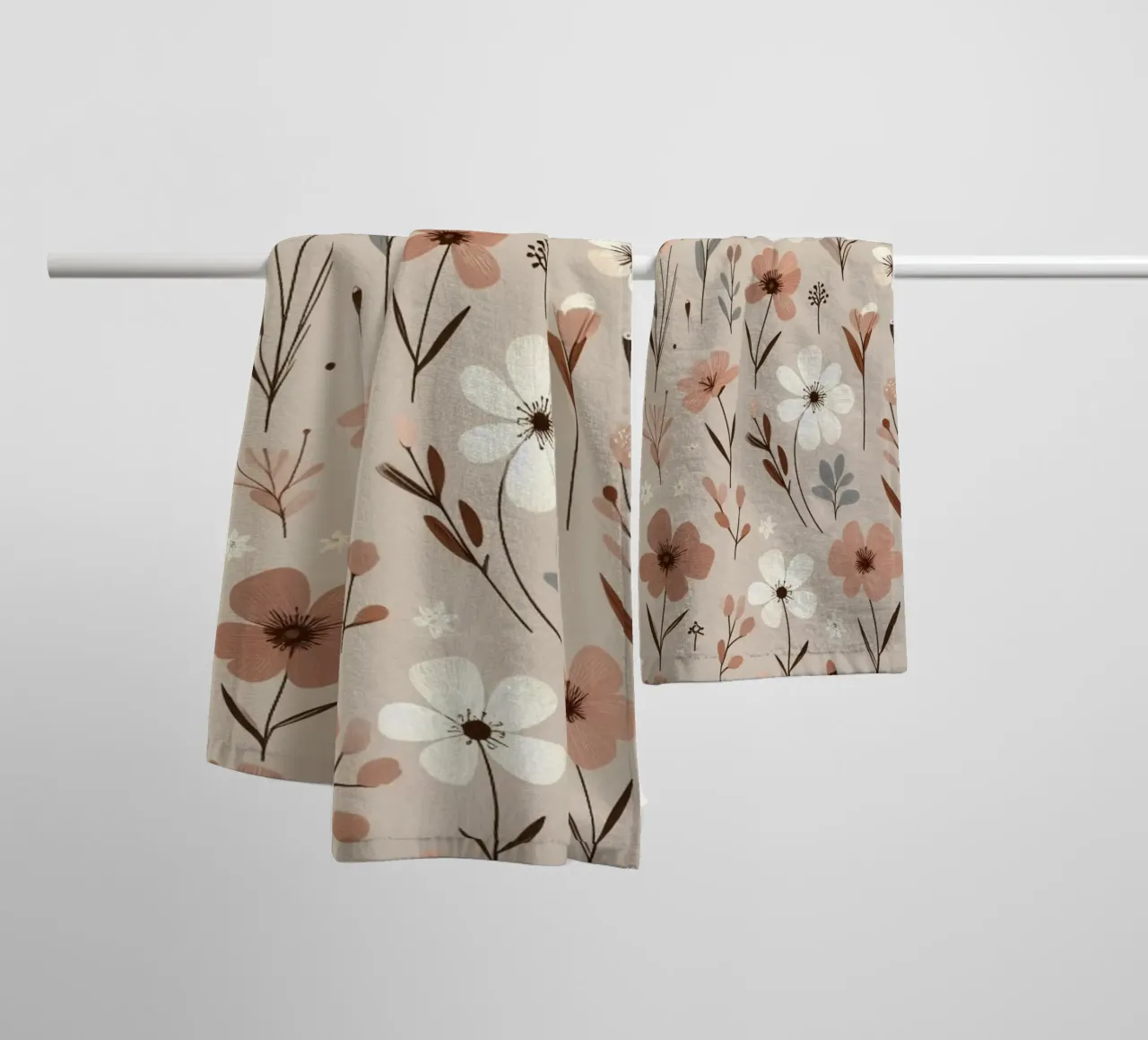 Fiori che sussurrano asciugamano da bagno da Botanical Pattern House