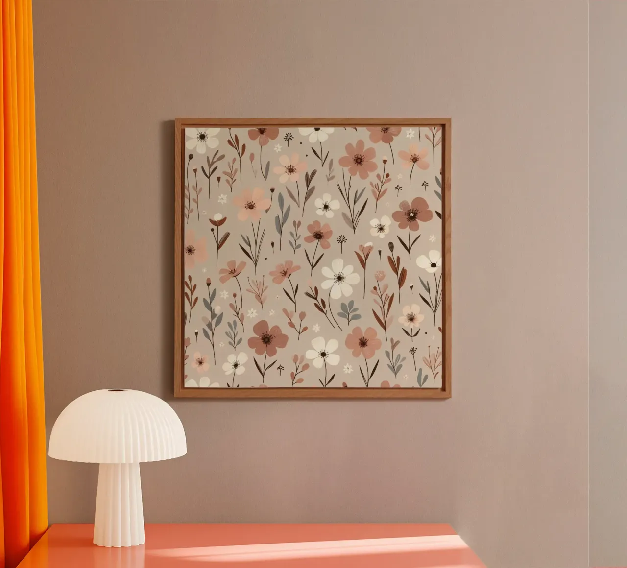 Fiori che sussurrano alluminio dibond da Botanical Pattern House