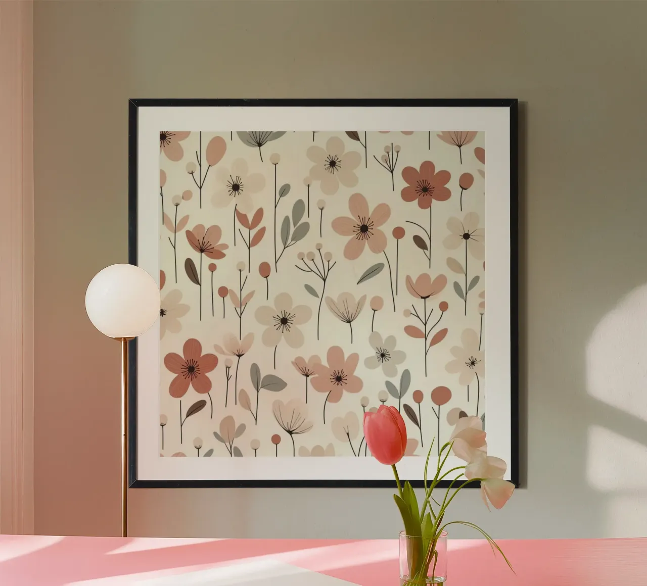 Fiori che sussurrano poster da Botanical Pattern House