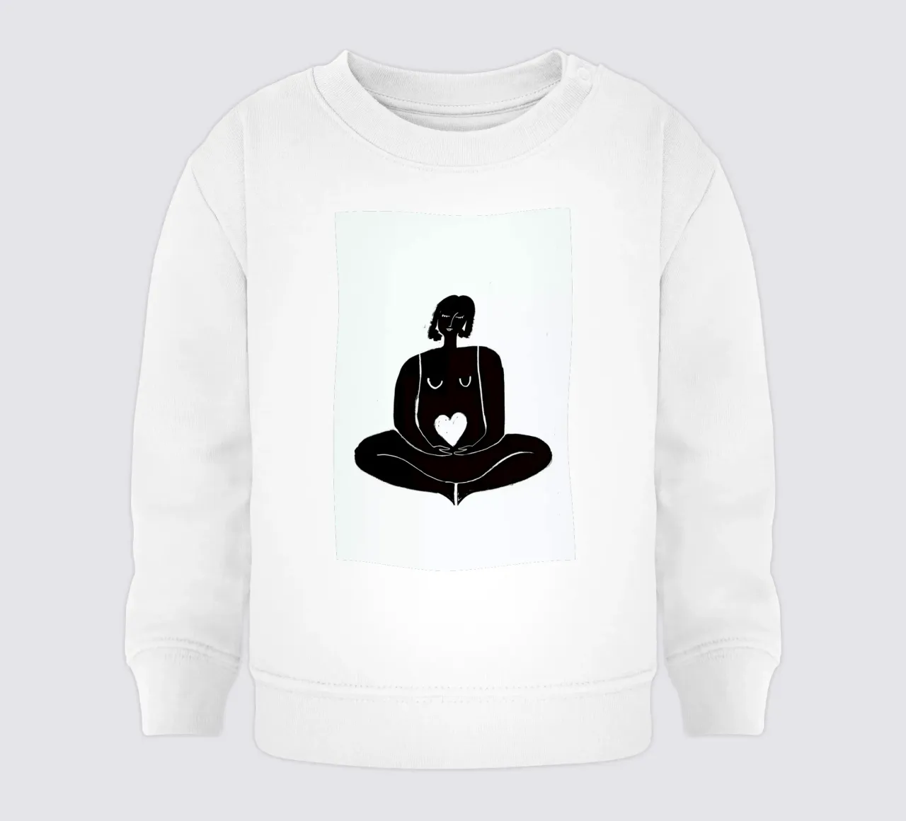 Pose of Peace felpa neonato da Graphite