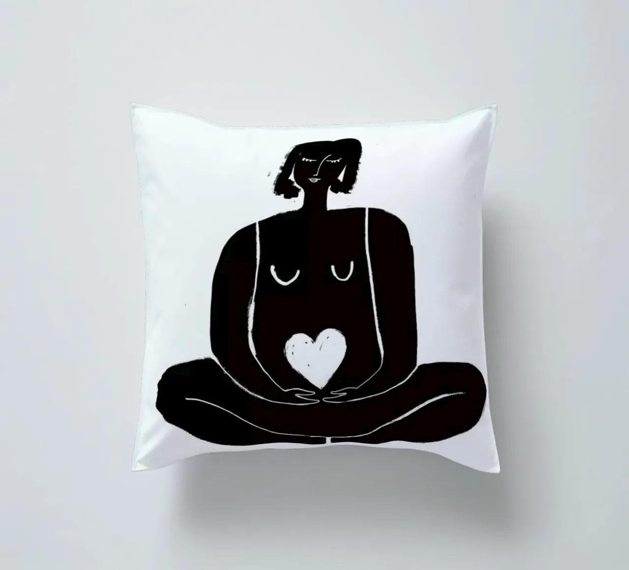 Pose of Peace cuscino da Graphite