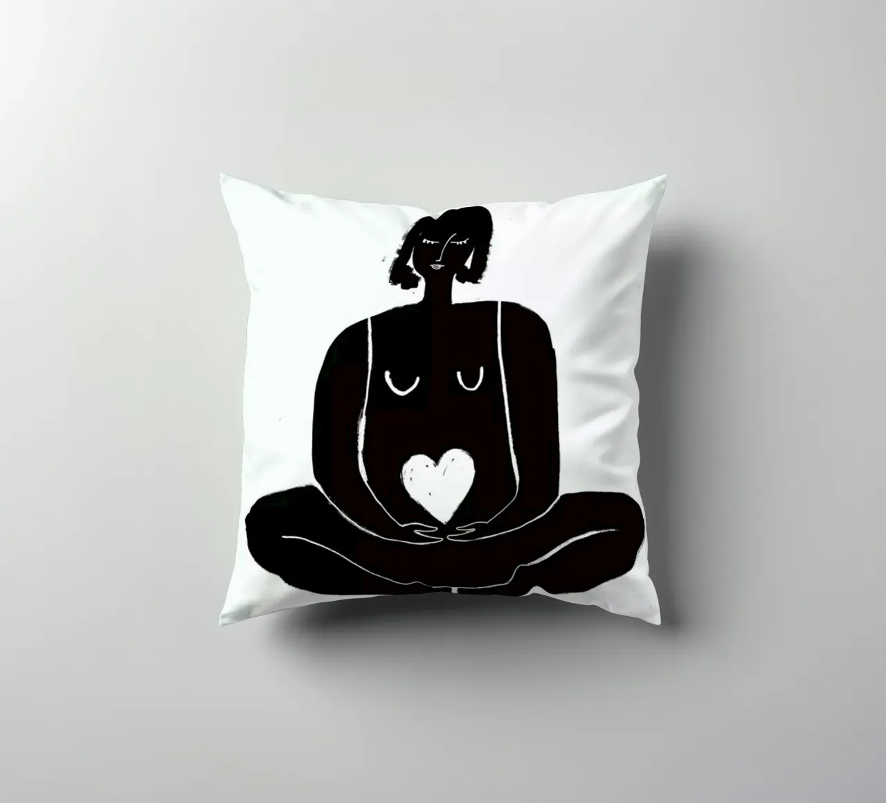 Pose of Peace cuscino da Graphite