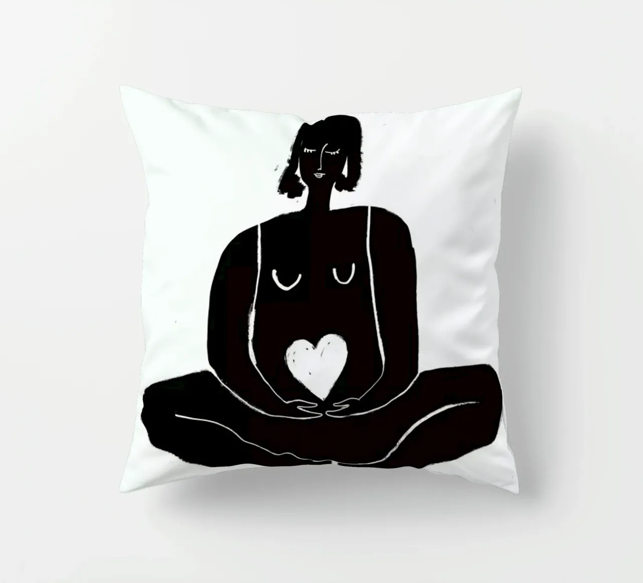Pose of Peace cuscino da Graphite