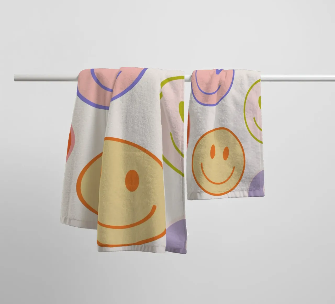 Color Smile towel by we line studio - art